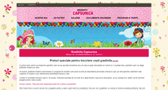 Desktop Screenshot of gradinitacapsunica.ro
