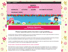 Tablet Screenshot of gradinitacapsunica.ro